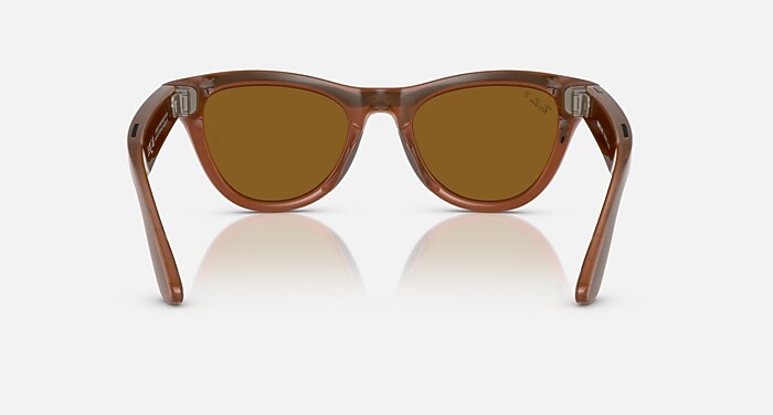RAY-BAN | META SKYLER Sunglasses in Caramel and Brown - | Ray-Ban® US