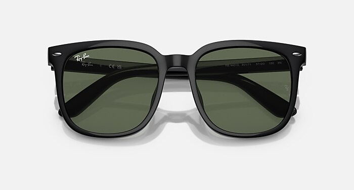 Ray-Ban Sunglasses Rb4401d Black Frame Green Lenses