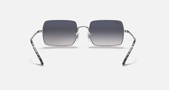 RECTANGLE 1969 Sunglasses in Silver and Blue/Grey - RB1969 | Ray 