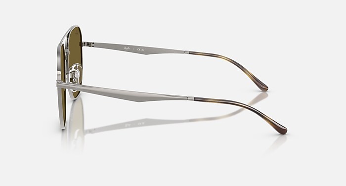 Ray-Ban RB3724D レイバン サングラス RB3724D Sunglasses in Gunmetal and Dark Brown - RB3724D
