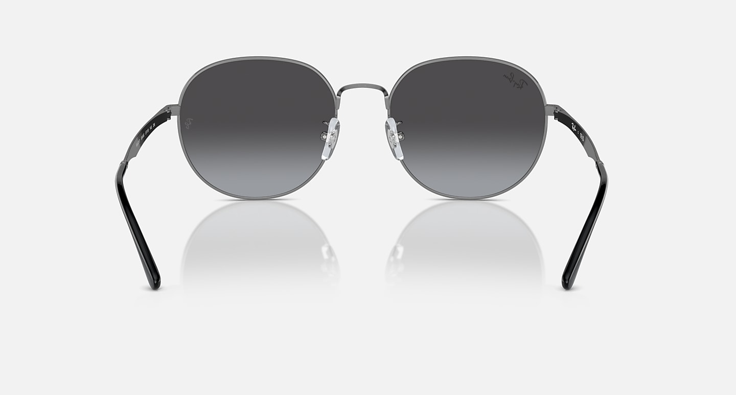 Ray-Ban Sunglasses Unisex Rb3727d - Gunmetal Frame Grey Lenses 57-19
