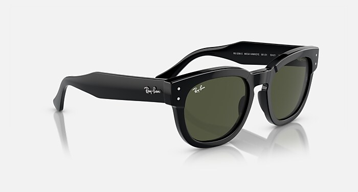 MEGA HAWKEYE Sunglasses in Black and Green - RB0298S | Ray-Ban® US