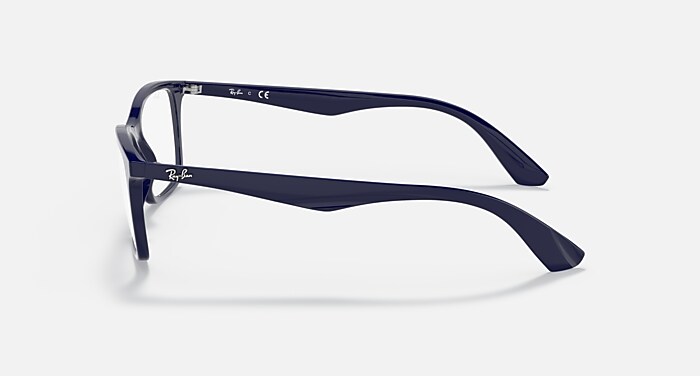 Ray-Ban Eyeglasses Unisex Rb7047 Optics Prescription - Dark Brown Frame Clear Lenses 54-17 Polarized