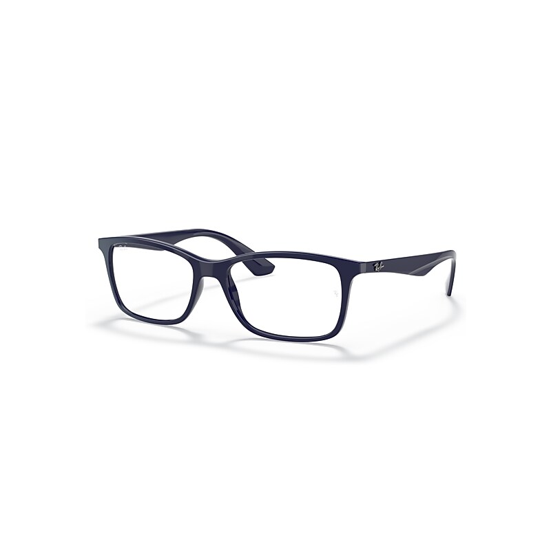 Ray-Ban Eyeglasses Unisex Rb7047 Optics - Gold Frame Clear Lenses Polarized 56-17