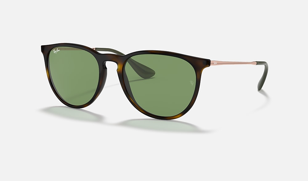 Ray-Ban ERIKA サングラス ブラック/グリーン Ray-Ban RayBan レイバン 偏光サングラス 偏光レンズ ERIKA