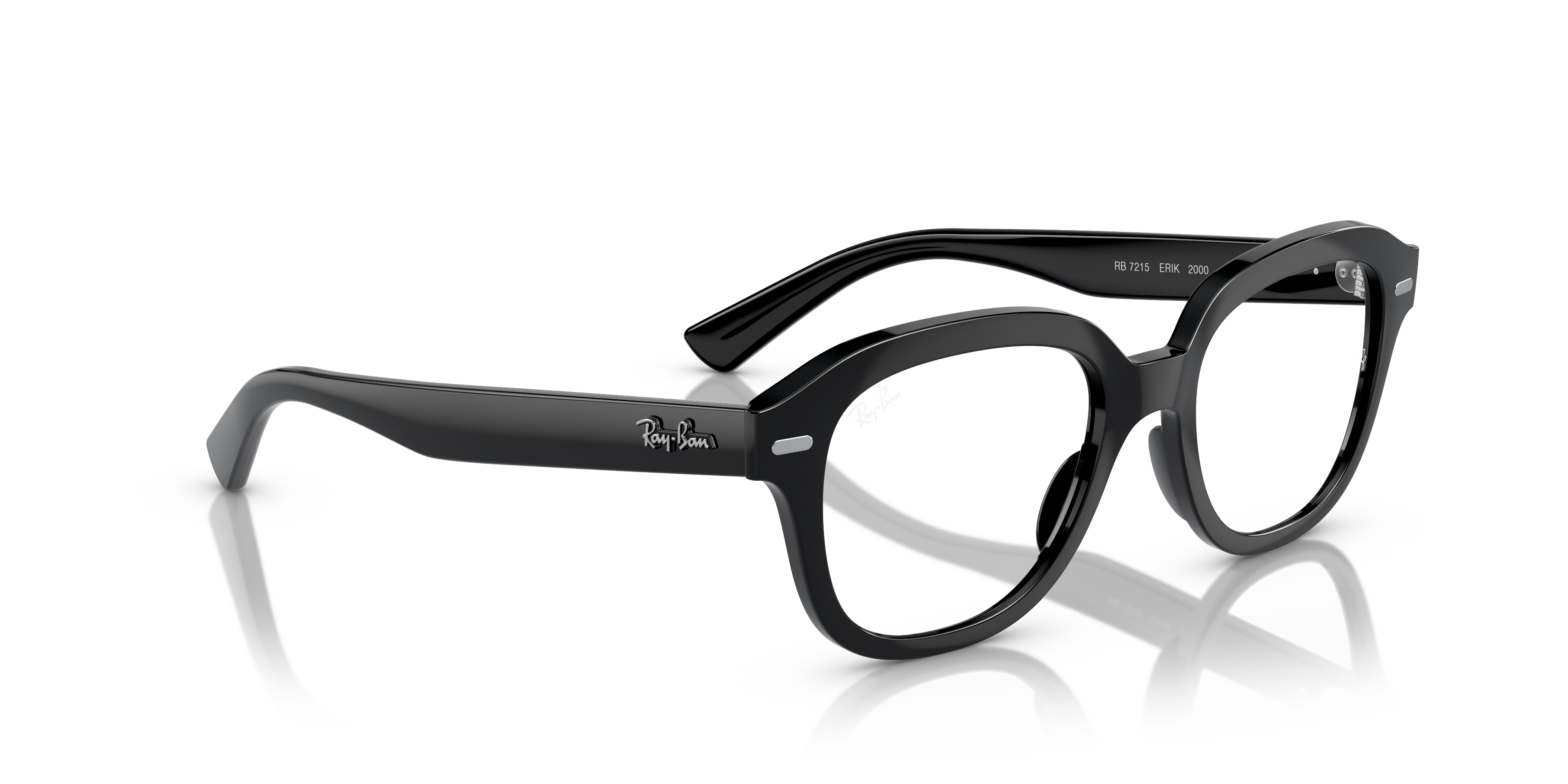 レイバン Ray-Ban RayBan RX7215F 2012 51 メガネ フレーム 純正レンズ対応 ERIK OPTICS エリックオプティクス ウェリントン ボストン フルフィット レイバン　メガネフレーム　RX7215F　2000　ブラック　国内正規品