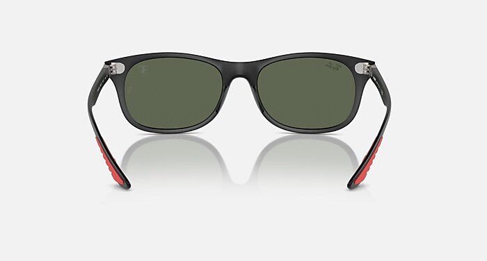 Ray Ban Scuderia Ferrari Sunglasses - RB4607M Matte Black/Dark Green RB4607M SCUDERIA FERRARI COLLECTION Sunglasses in Green and  main image 3