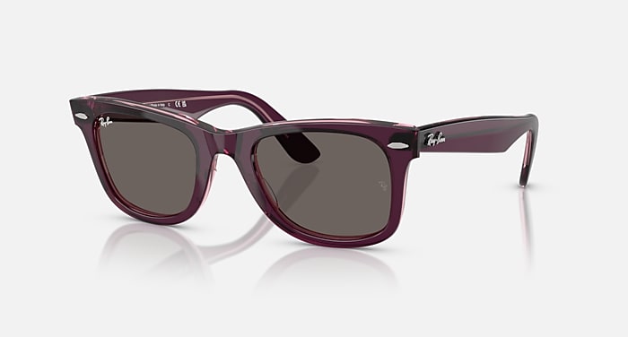 ORIGINAL WAYFARER CLASSIC Sunglasses in Violet On Transparent Pink