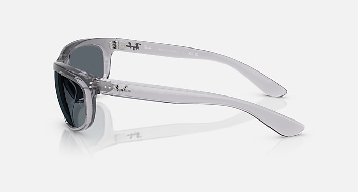 Ray-Ban Sunglasses Man Balorama Online Only Limited - Transparente Grey Frame Blue Lenses 62-19