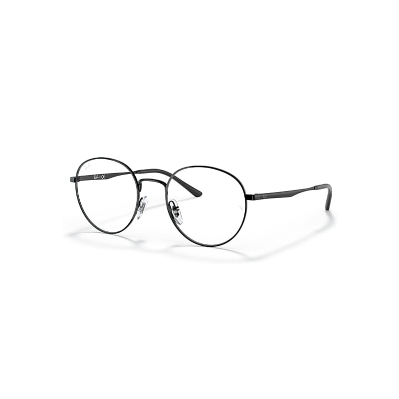 Ray-Ban Eyeglasses Unisex Rb3681 Optics - Black Frame Clear Lenses 48-20
