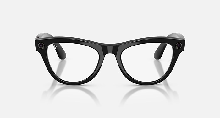 Ray-Ban Meta AI Glasses Montatura Nero Lente Trasparente