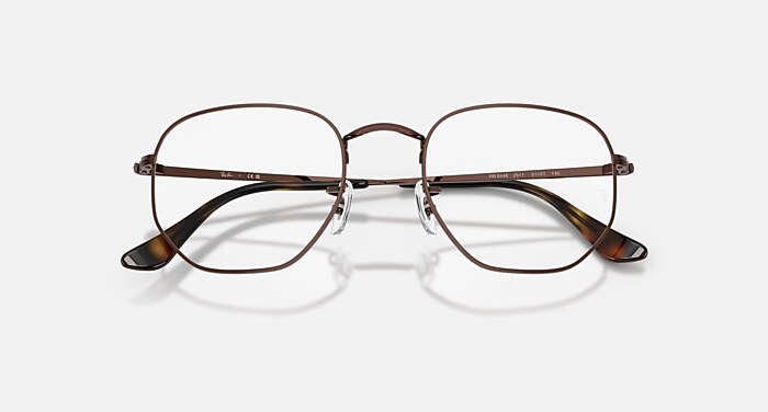 HEXAGONAL OPTICS Eyeglasses with Brown Frame - RB6448 | Ray-Ban® US
