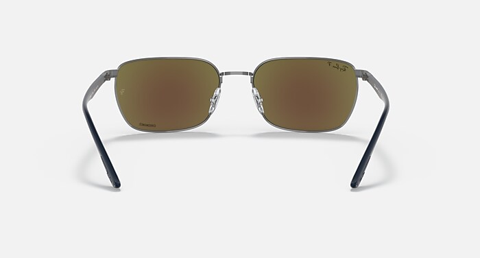 Ray-Ban Sunglasses Unisex Rb3684ch Chromance - Blue Frame Grey Lenses 58-18 Polarized
