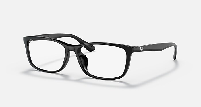 Ray-Ban Eyeglasses Unisex Rb7102d Prescription - Black Frame Demo Lens Lenses 56-16