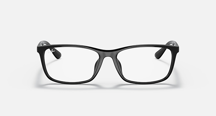 Ray-Ban Eyeglasses Unisex Rb7102d Prescription - Black Frame Demo Lens Lenses 56-16