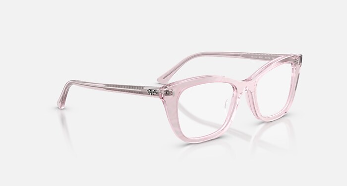 RB5433 OPTICS CHANGE Eyeglasses with Photo Waves Purple Frame