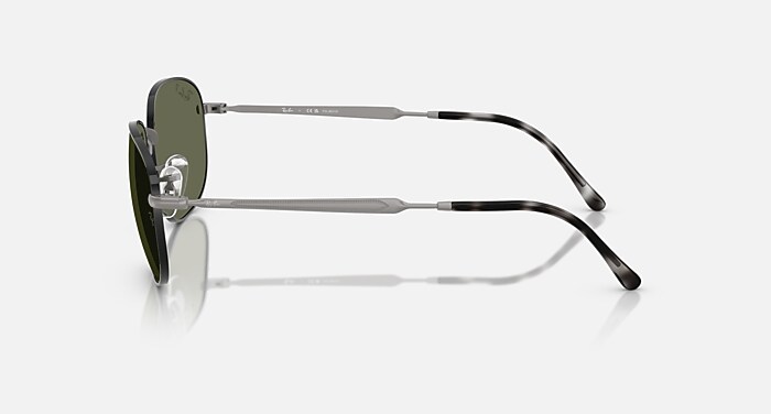 Ray-Ban Sunglasses Unisex Rb3754 - Matte Gunmetal Frame Green Lenses 60-19 Polarized