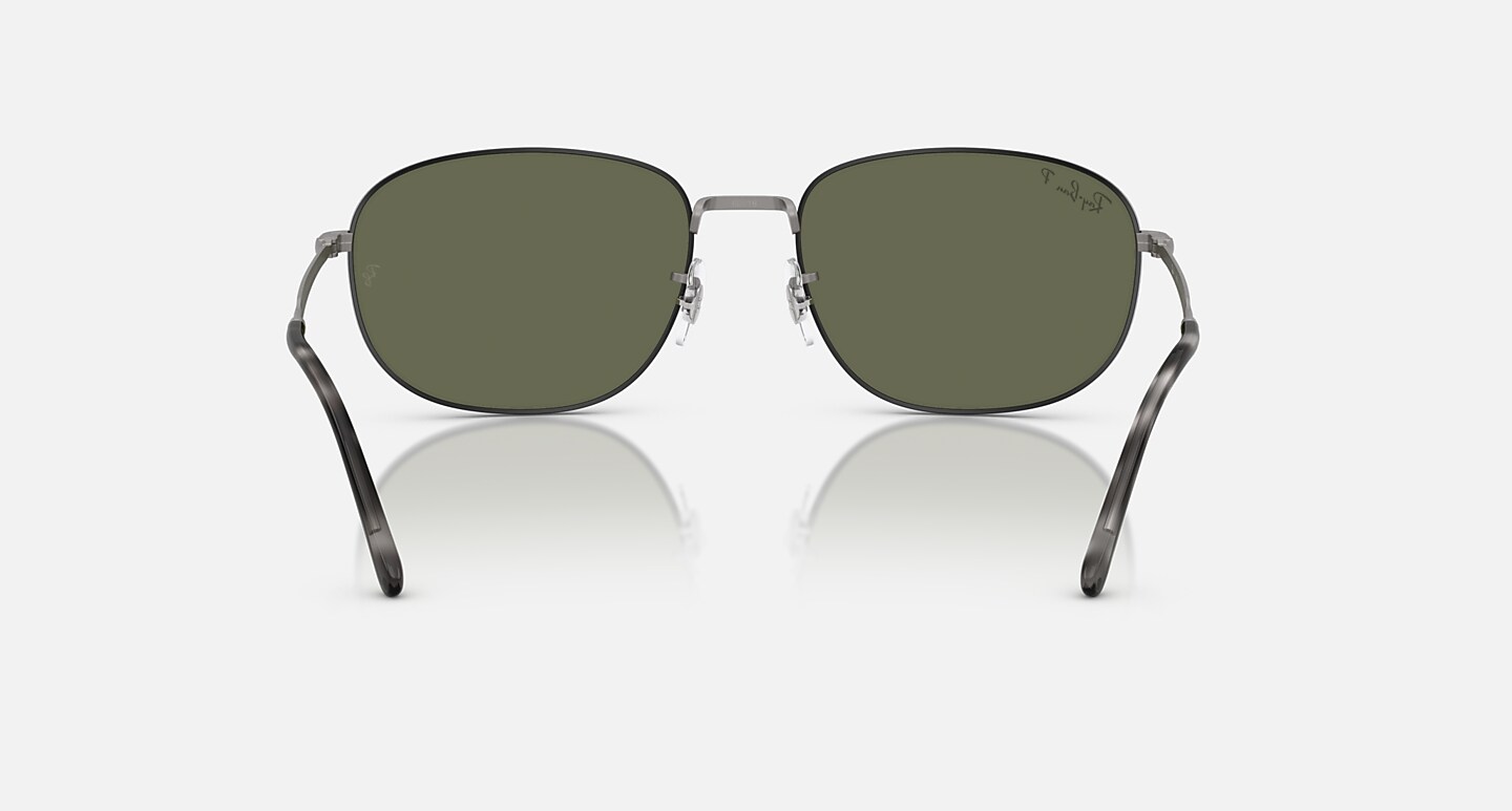 Ray-Ban Sunglasses Unisex Rb3754 - Matte Gunmetal Frame Green Lenses 60-19 Polarized