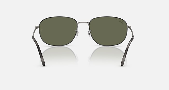 Ray-Ban Sunglasses Unisex Rb3754 - Matte Gunmetal Frame Green Lenses 60-19 Polarized