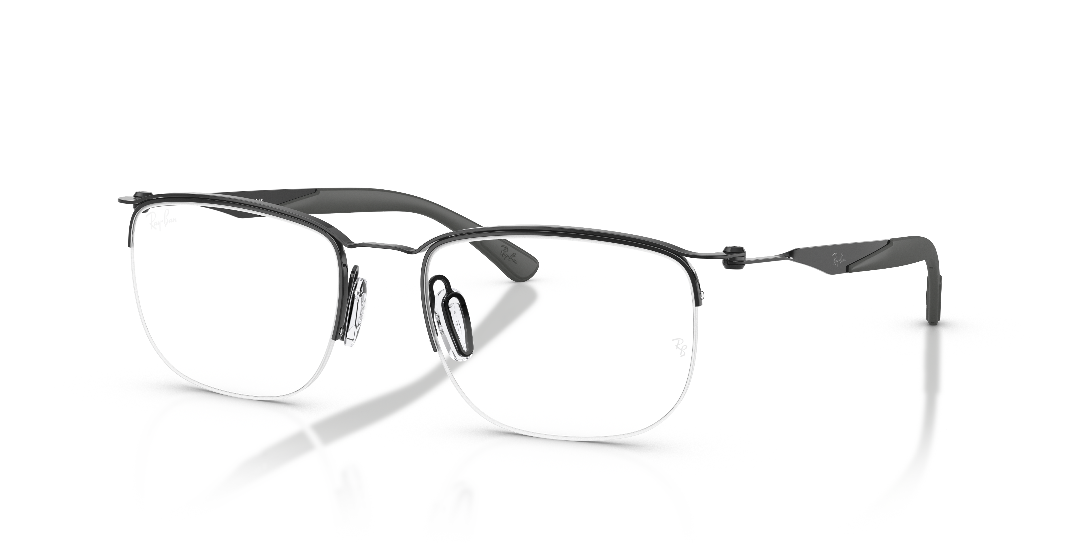 RB7552 OPTICS Matte Black Frame Clear Lenses 52-19