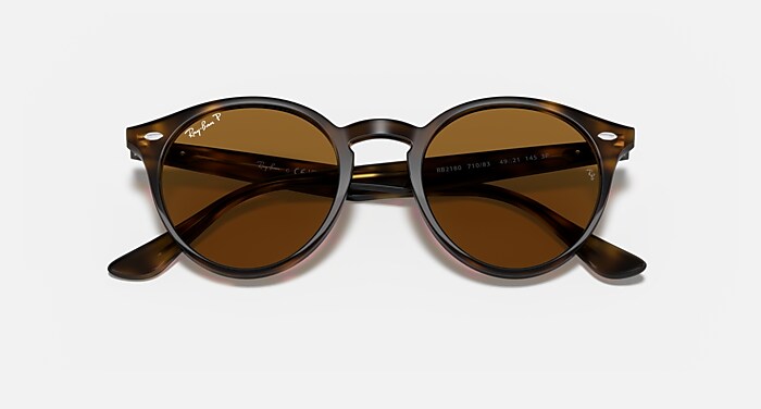 Ray-Ban Sunglasses Rb2180 Light Havana Frame Grey Lenses