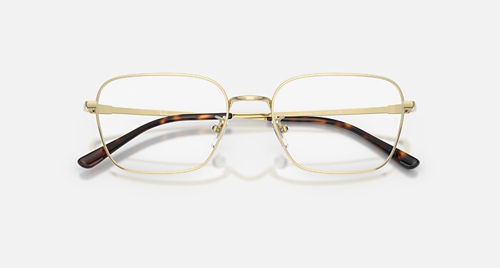 RB8784D TITANIUM OPTICS Eyeglasses with Pale Gold Frame - RB8784D