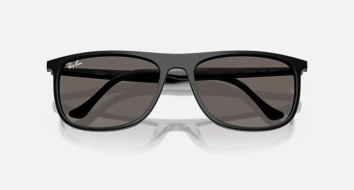 Ray-Ban Sunglasses Unisex Rb2216 - Black Frame Grey Lenses 58-18