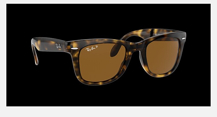 WAYFARER FOLDING CLASSIC Sunglasses in Light Havana and Brown