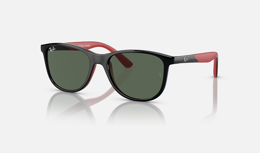 Ray-Ban サングラス　ブラック　クリーンレンズ　ケース付き レイバン公式ストア】 Ray-Ban® RB9077S KIDS BIO-BASED