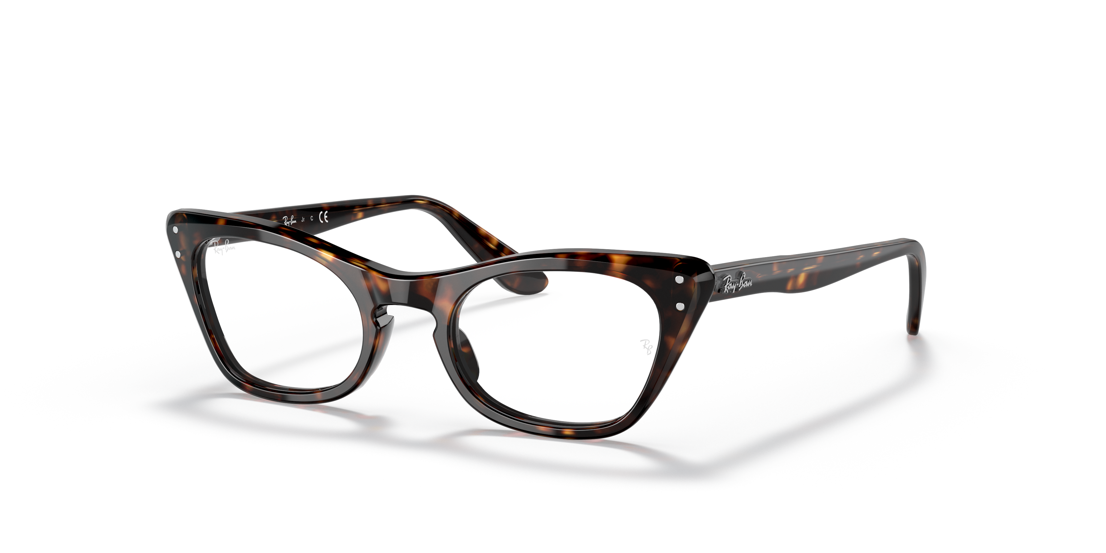 MISS BURBANK OPTICS KIDS Polished Havana Frame Clear Lenses 41-18