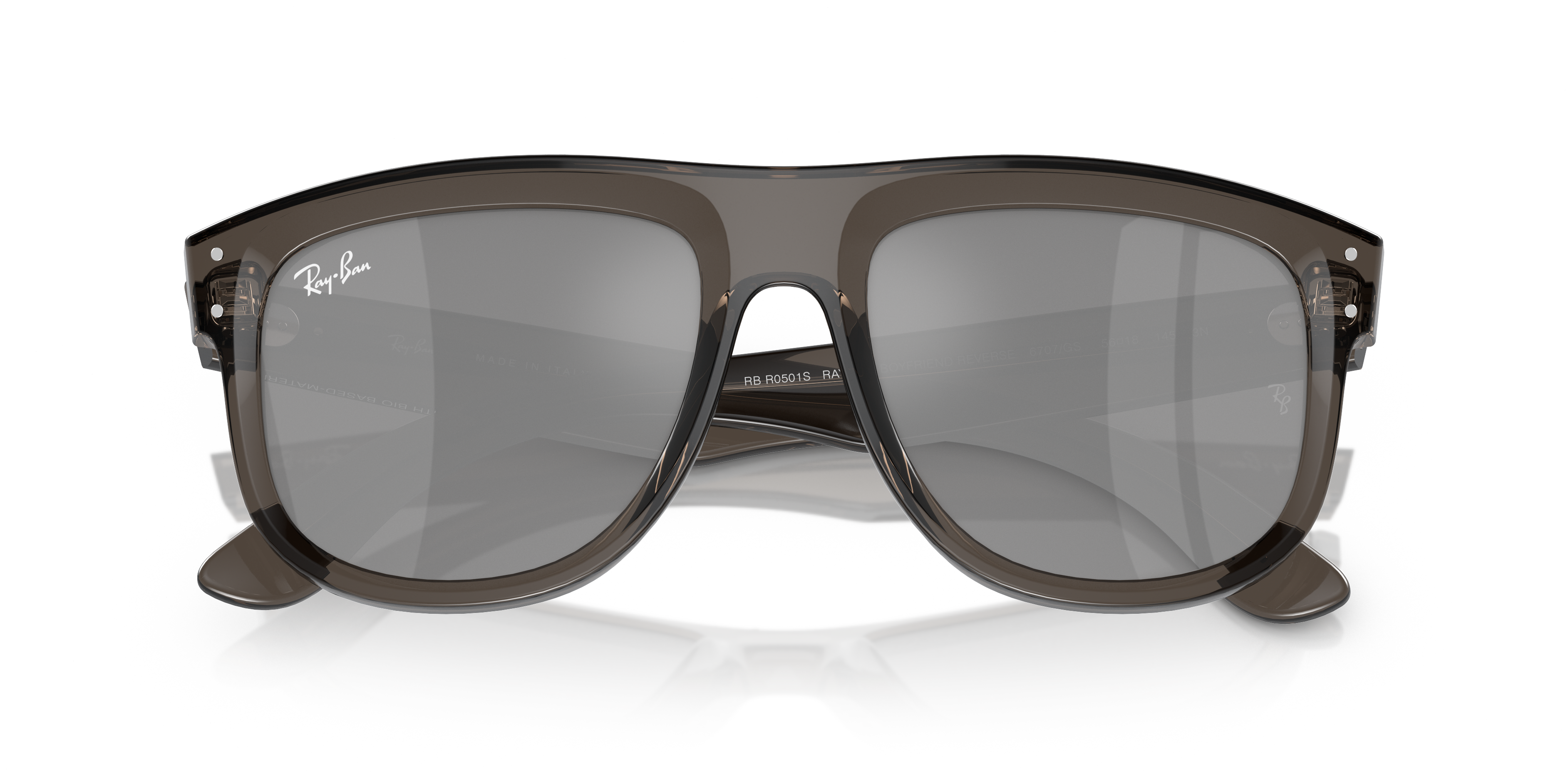 Occhiali da Sole BOYFRIEND REVERSE in Grigio scuro trasparente e