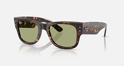 MEGA WAYFARER SUMMER CAPSULE Sunglasses in Havana and Light Violet