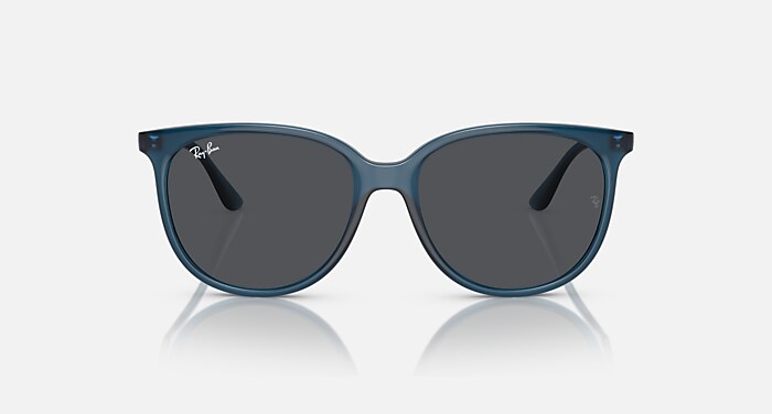 RB4378 Sunglasses in Opal Blue and Dark Grey - RB4378 | Ray  display picture 1
