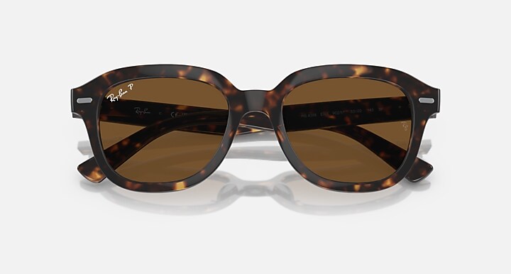 Ray-Ban Sunglasses Erik Havana Frame Brown Lenses