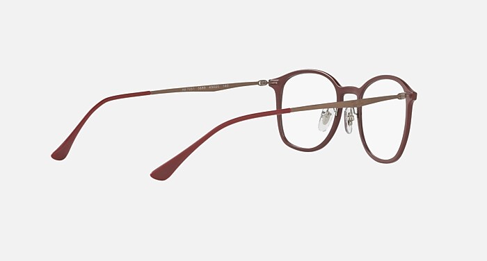 メガネ Ray-Ban Premium Eyeglass Frame RB7051-2077 Unisex RB7051 OPTICS Eyeglasses with Bordeaux Frame - RB7051 | Ray-Ban®