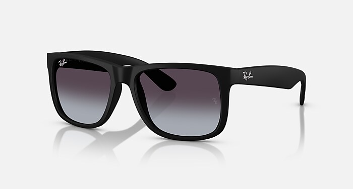 JUSTIN CLASSIC Sunglasses in Rubber Black and Dark Grey - RB4165