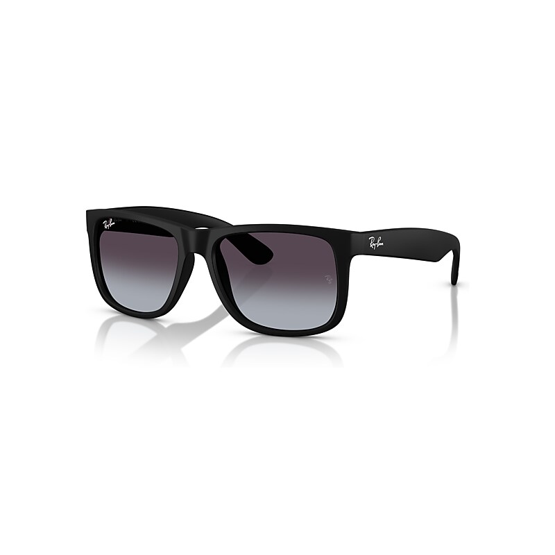 Ray-Ban Sunglasses Men's Justin Classic - Black Frame Grey Lenses 54-16, RB4165