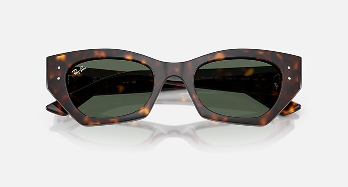 ZENA BIO-BASED Sunglasses in Havana and Dark Green - RB4430 | Ray