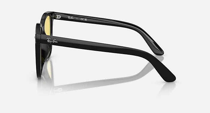 Ray-Ban Sunglasses Unisex Rb4401d - Black Frame Orange Lenses 57-20