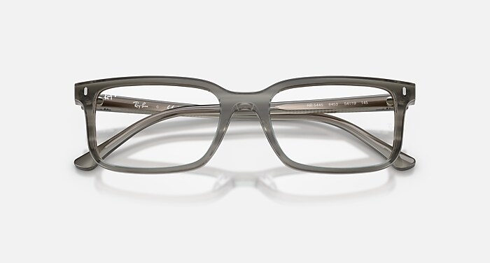 Ray-Ban Eyeglasses Unisex Rb5445 Optics Prescription - Havana Frame Clear Lenses 52-19 Polarized