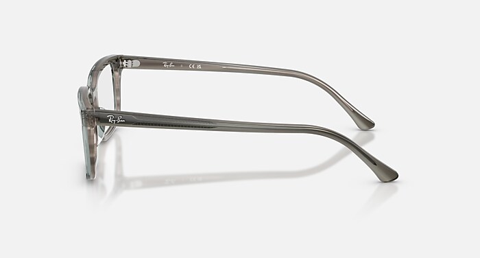 Ray-Ban Eyeglasses Unisex Rb5445 Optics Prescription - Havana Frame Clear Lenses 52-19 Polarized