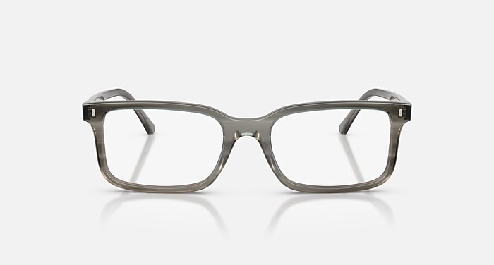 Ray-Ban Eyeglasses Unisex Rb5445 Optics Prescription - Havana Frame Clear Lenses 52-19 Polarized