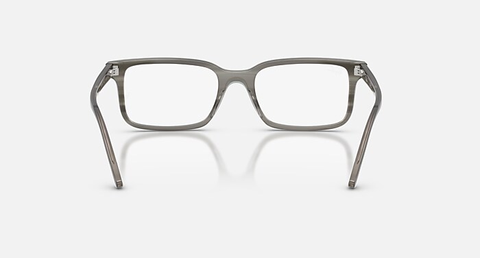 Ray-Ban Eyeglasses Unisex Rb5445 Optics Prescription - Havana Frame Clear Lenses 52-19 Polarized