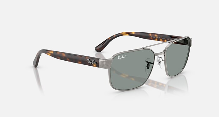 RB3751 POLARIZED+ LENSES Sunglasses in Gunmetal and Polarized+