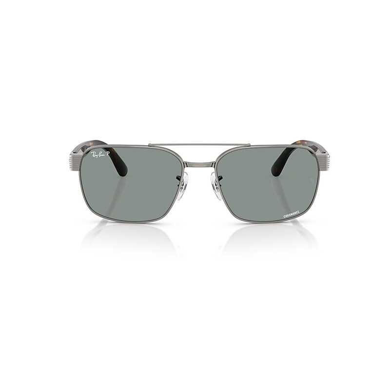 Ray Ban Rb3751ch Chromance Sunglasses Havana Frame Blue Lenses Polarized 61-17 In Havana