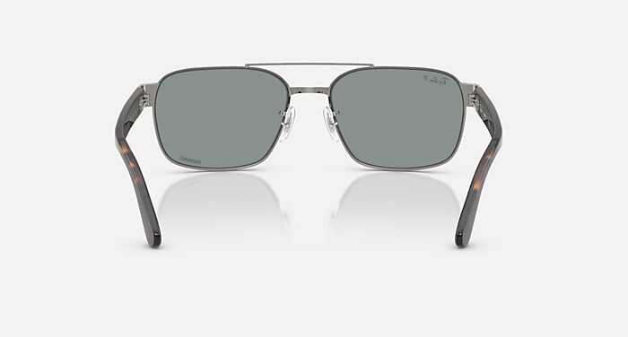 RB3751 POLARIZED+ LENSES Sunglasses in Gunmetal and Polarized+