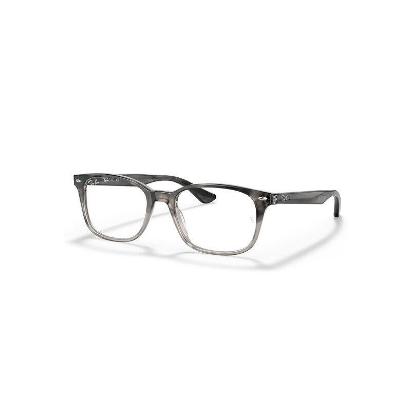 Ray-Ban Eyeglasses Unisex Rb5375 Optics - Havana Frame Clear Lenses 53-18