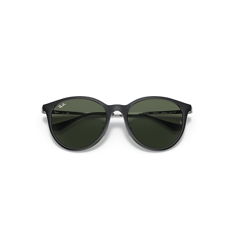 Q3319 RAYBAN RB4334D サングラス RB4334D Sunglasses in Black and Blue Classic - RB4334D | Ray
