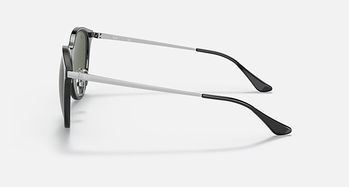 Ray-Ban Sunglasses Unisex Rb4334d - Black Frame Grey Lenses 55-19