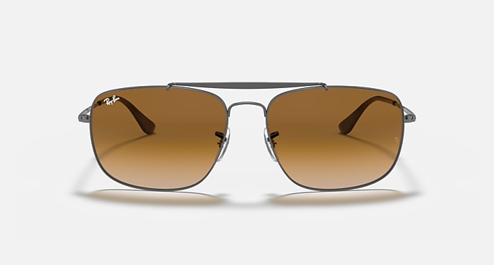 Gunmetal Sunglasses in Light Brown Gradient and COLONEL - RB3560 